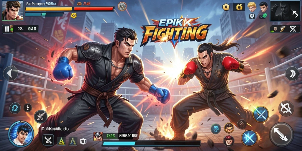 Tampilan gameplay menegangkan dengan pertarungan yang intens di 234E.