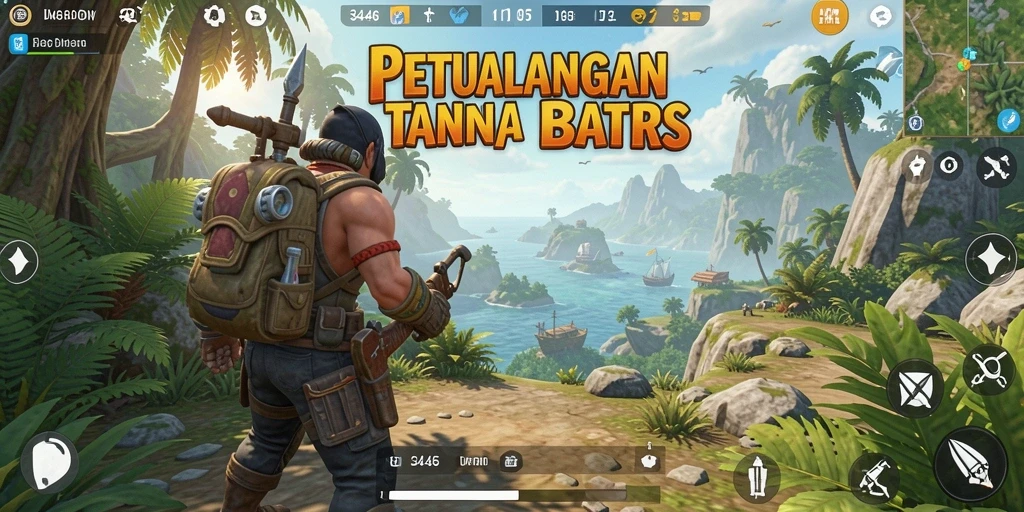 Tampilan gameplay Open World yang memukau dan mendalam.