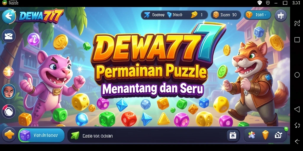 Gameplay seru dari DEWA777 dengan tantangan Puzzle.