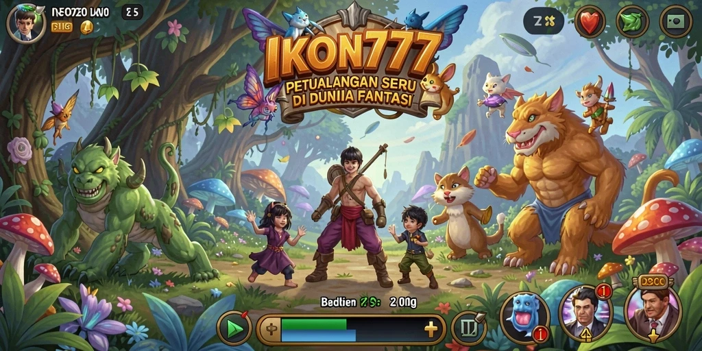 Gameplay seru di dunia petualangan IKON777.