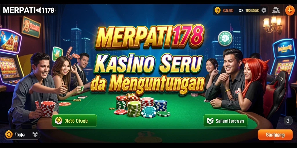 Tangkapan layar utama MERPATI178 yang memperlihatkan gameplay Kasino yang menarik.