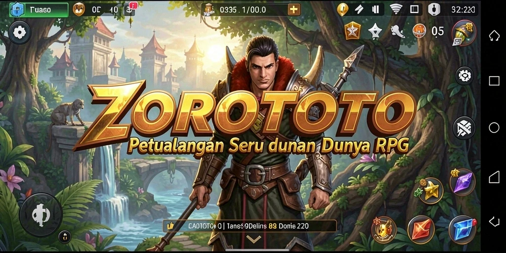 Tangkapan layar <strong>ZOROTOTO</strong> menunjukkan momen seru dalam petualangan RPG.